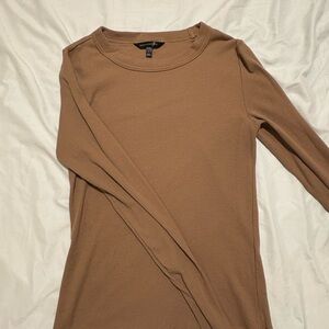 Banana Republic Camel Ribbed Top